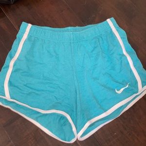 blue nike shorts